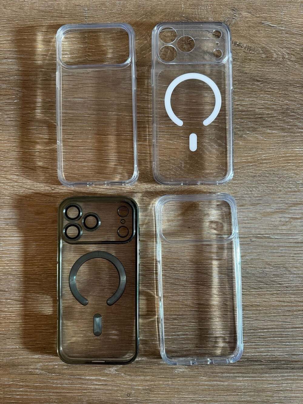 4 ESR Clear Magnetic Phone Case for iPhone 17 Pro Max